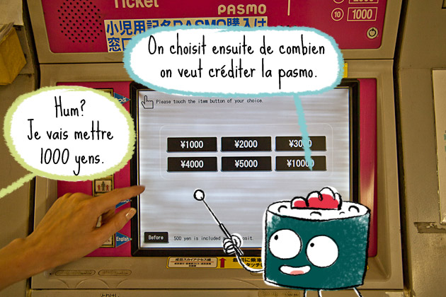 pasmo, suica, mode d'emploi