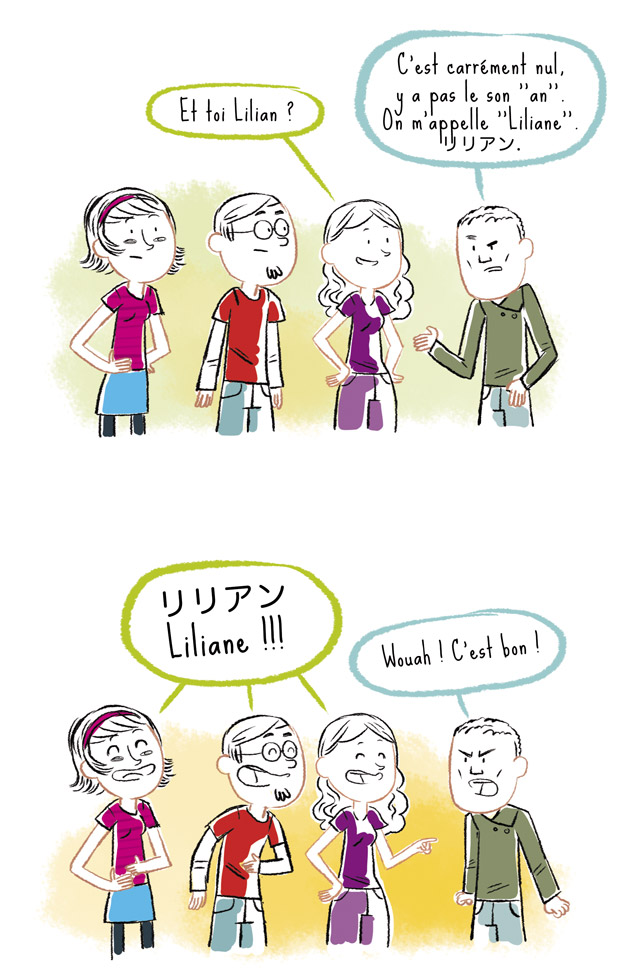Prénoms français en japonais