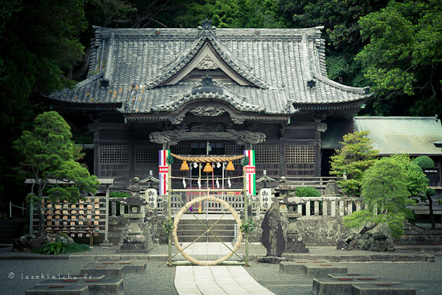 temple, japon, zoom, focale