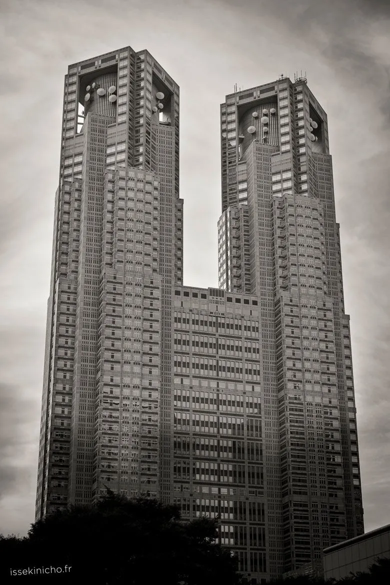 Mairie de Tokyo par l'architecte japonais Kenzo Tange