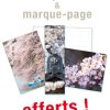 cartes postales et marque-page offerts
