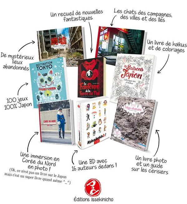 Livres dédicaces salons Issekinicho