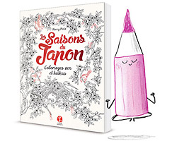 Saisons du Japon, un livre de coloriage et de haikus