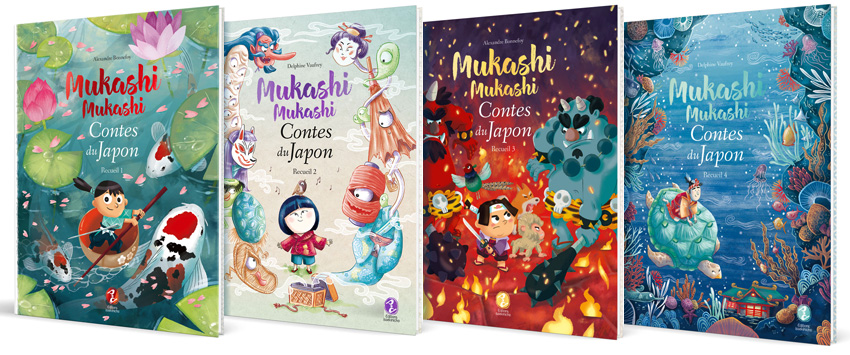 Mukashi mukashi, collection de livres de contes japonais pour les enfants