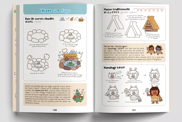 Livre Dessine le Japon kawaii avec Niniwanted, un livre pour enfant pour apprendre à dessiner des objets mignons japonais