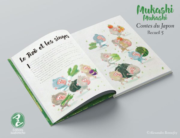 Livre de contes traditionnel du Japon, Mukashi mukashi. Pour enfant à partir de 3 ans