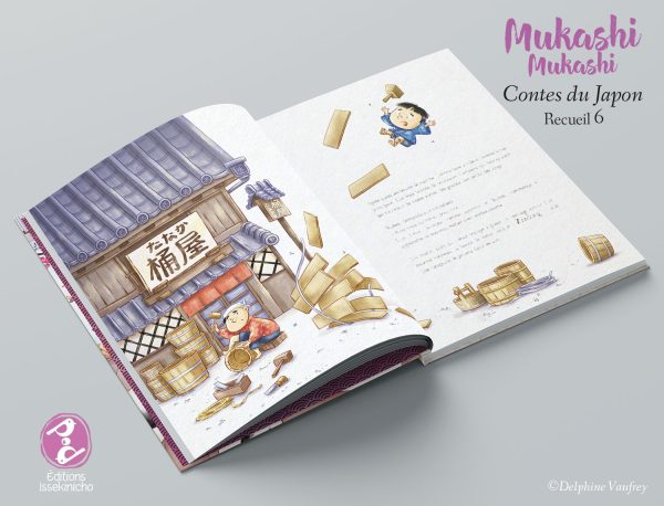 Livre de contes traditionnel du Japon, Mukashi mukashi. Pour enfant à partir de 3 ans